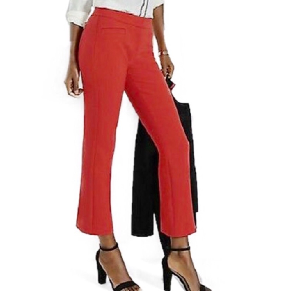 EXPRESS  |  Cropped Ponte Kick Flare Pants